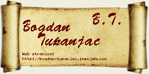 Bogdan Tupanjac vizit kartica